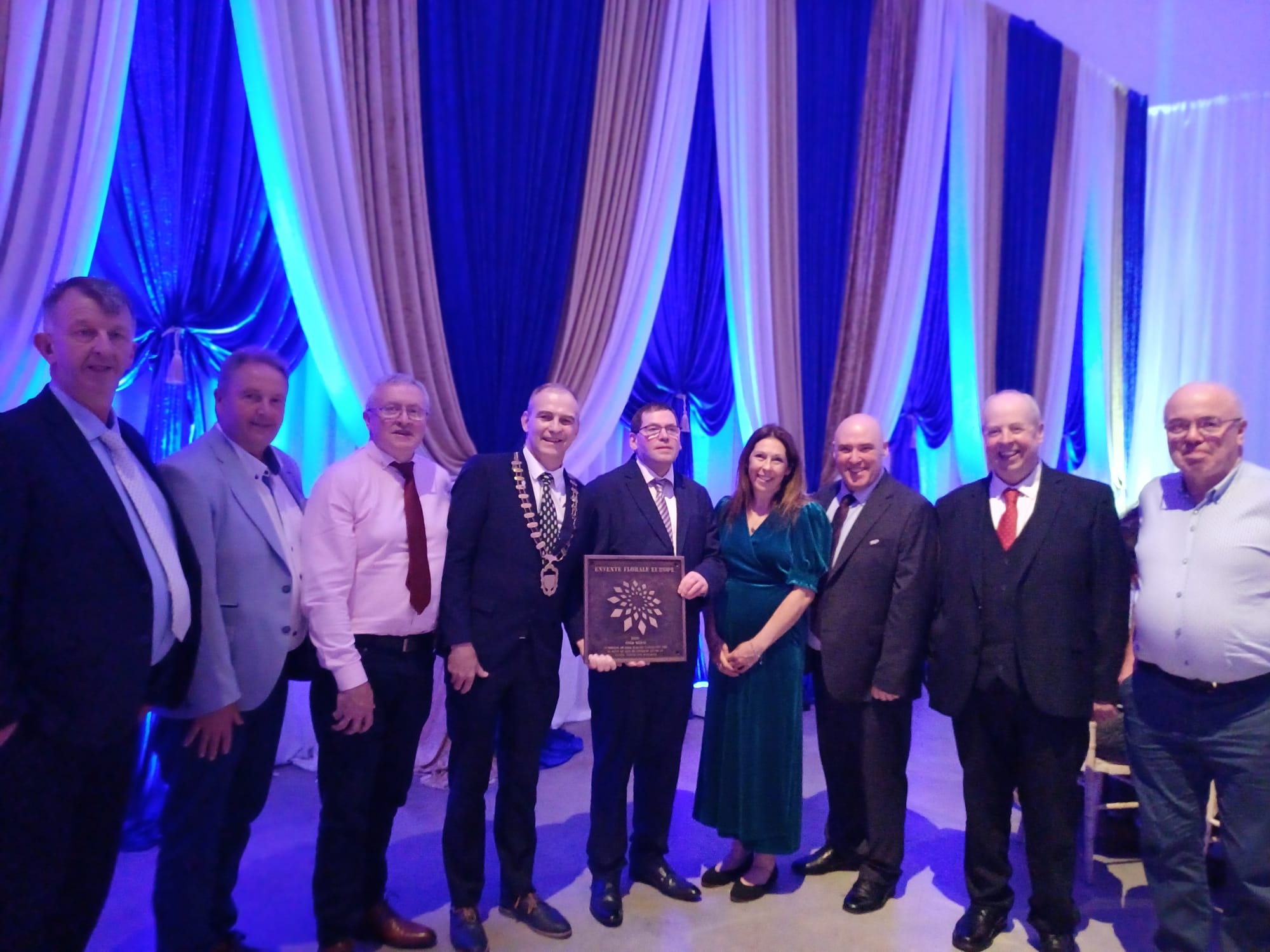 Congratulations to Riverstown Tidy Towns on Gold Medal Success at Entente Florale Europe Ceremony